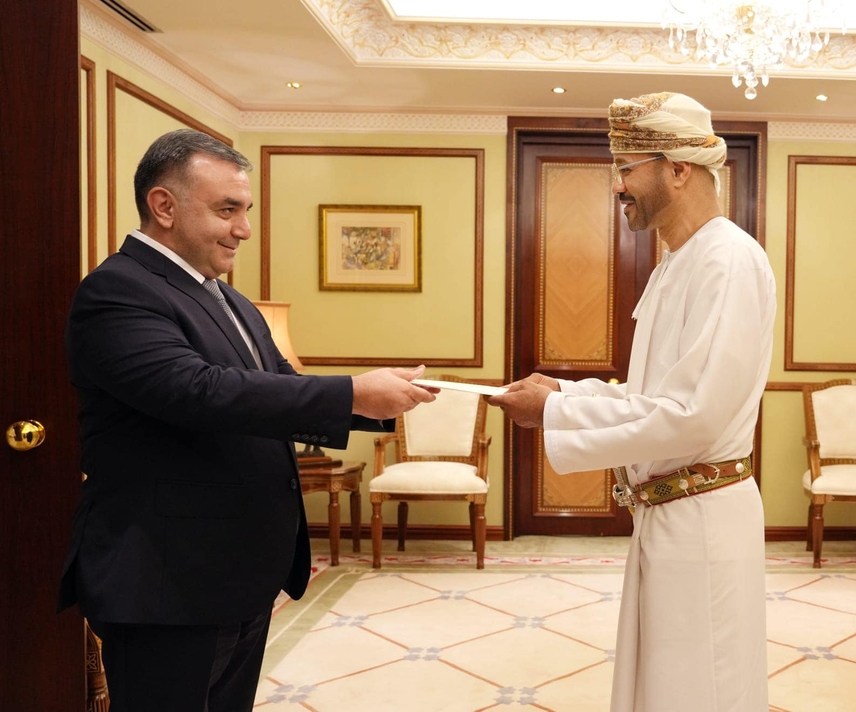 Səfir Rəşad İsmayılov Oman Sultanlığı Xarici İşlər Nazirliyinə etimadnamənin surətini təqdim edib Xeber basligi