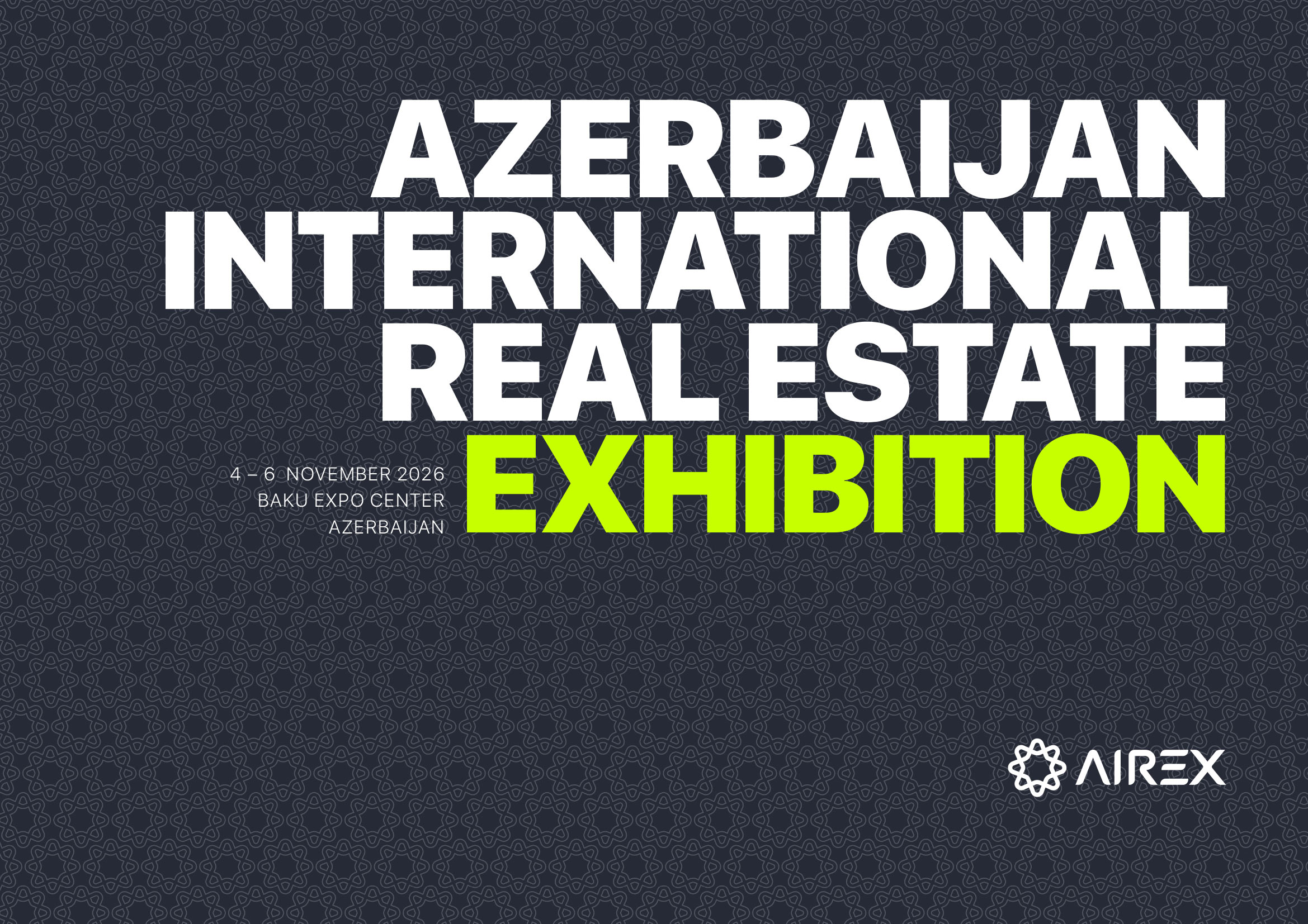 Information about the AIREX exhibition Xeber basligi