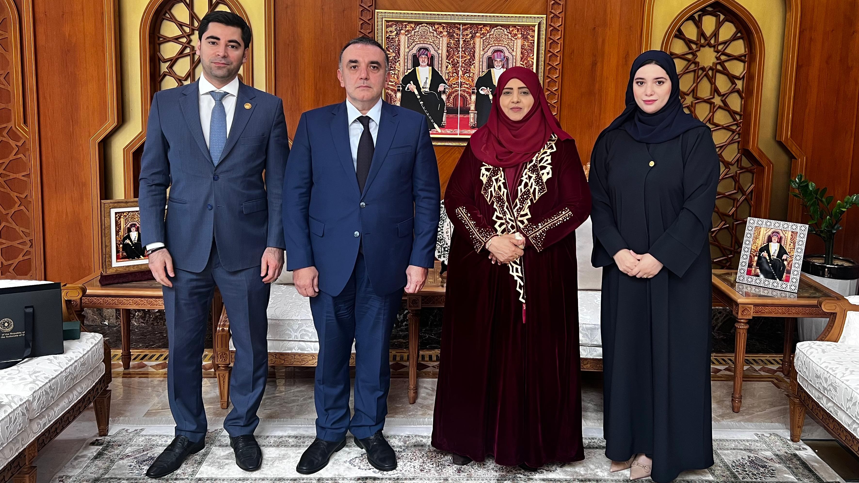 Meeting Between Ambassador Rashad Ismayilov and the Minister of Social Development of the Sultanate of Oman Xeber basligi