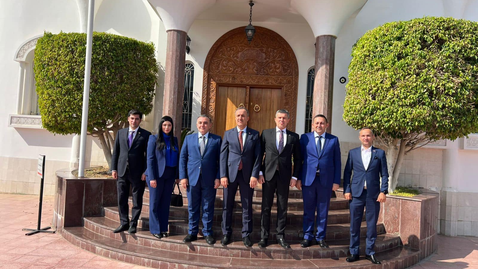 On December 22, 2024,  HE Rashad Ismayilov, Ambassador of the Republic of Azerbaijan to the Sultanate of Oman and the staff of the Embassy has paid courtesy visit the Embassy of Turkiye to the Sultanate of Oman. Xeber basligi