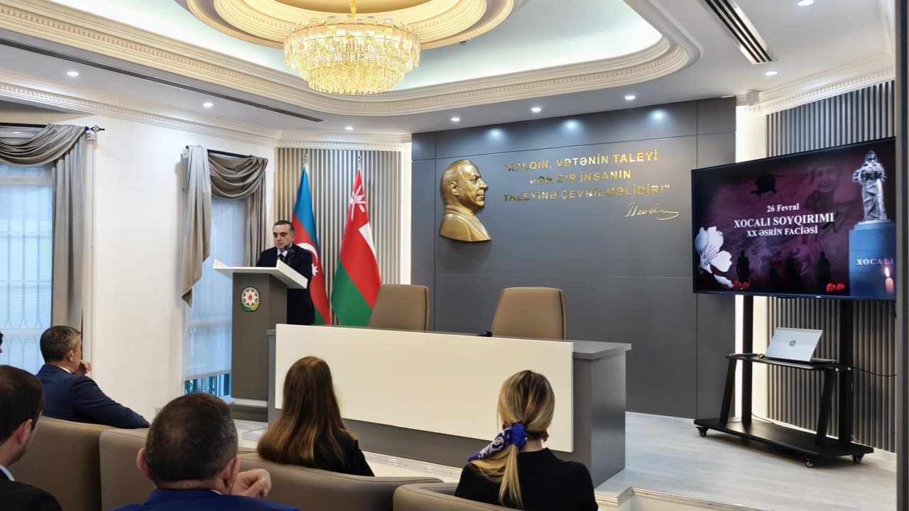 A commemoration event marking the anniversary of the Khojaly tragedy was held at the Embassy of the Republic of Azerbaijan in the Sultanate of Oman. Xeber basligi